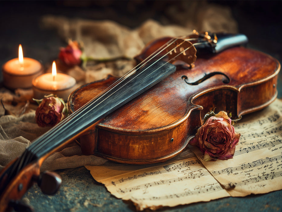 Ein Hauch vergangener Träume im Kerzenlicht - CALVENDO Foto-Puzzle'