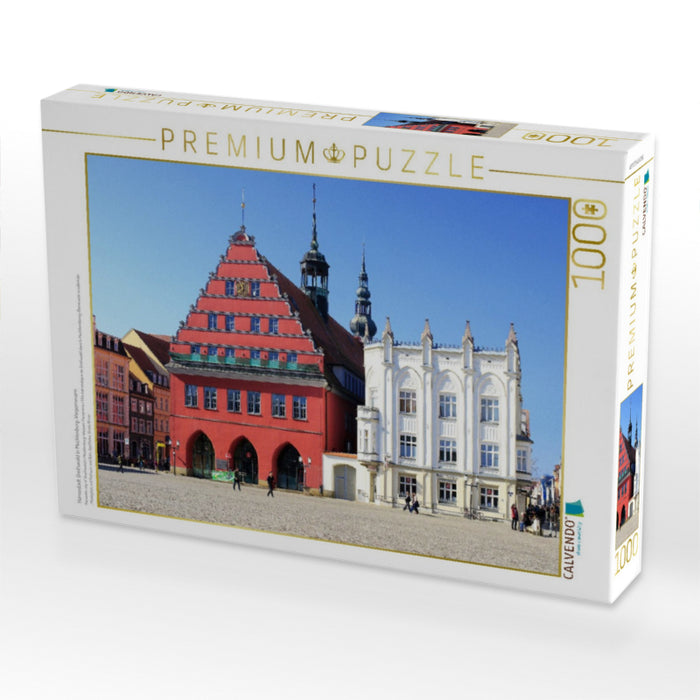 Hansestadt Greifswald in Mecklenburg-Vorpommern - CALVENDO Foto-Puzzle'