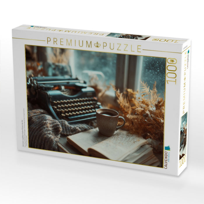 Zwischen vergilbten Seiten flüstert die Zeit - CALVENDO Foto-Puzzle'