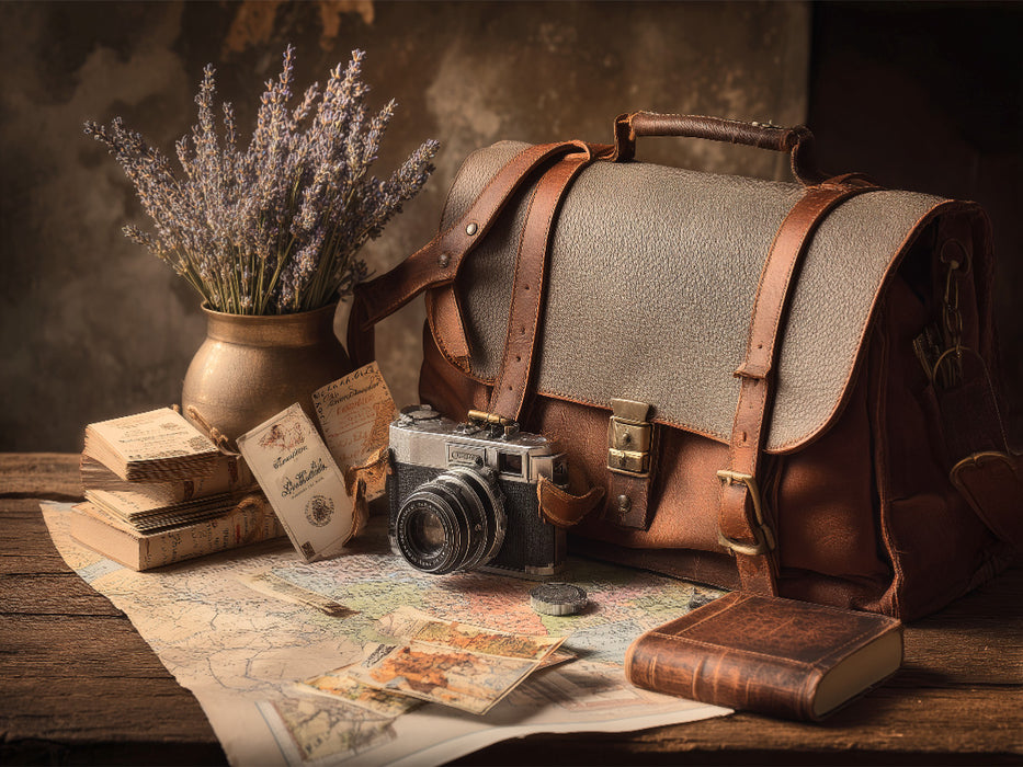 Vergangenheit atmet hier, leise und warm - CALVENDO Foto-Puzzle'