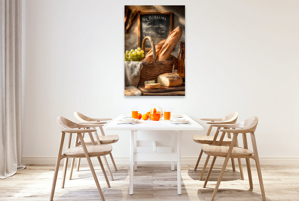 Premium Textil-Leinwand Ein Motiv aus dem Kalender Genussmomente