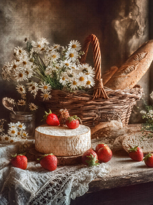 Ein gedeckter Tisch ist ein stiller Moment des Glücks - CALVENDO Foto-Puzzle'