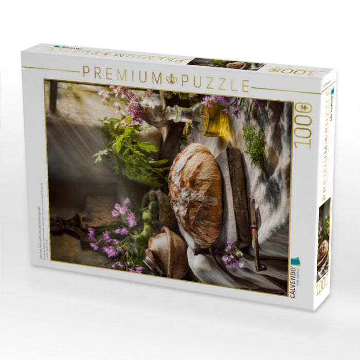 Zwischen Holz und Krume wohnt Geborgenheit - CALVENDO Foto-Puzzle'