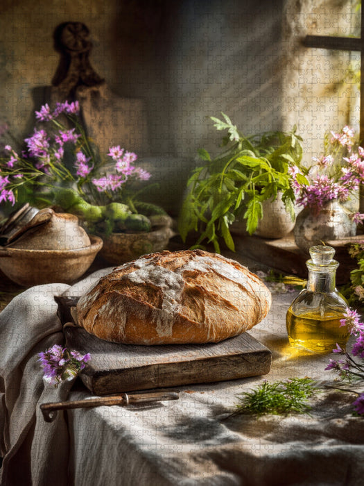 Zwischen Holz und Krume wohnt Geborgenheit - CALVENDO Foto-Puzzle'