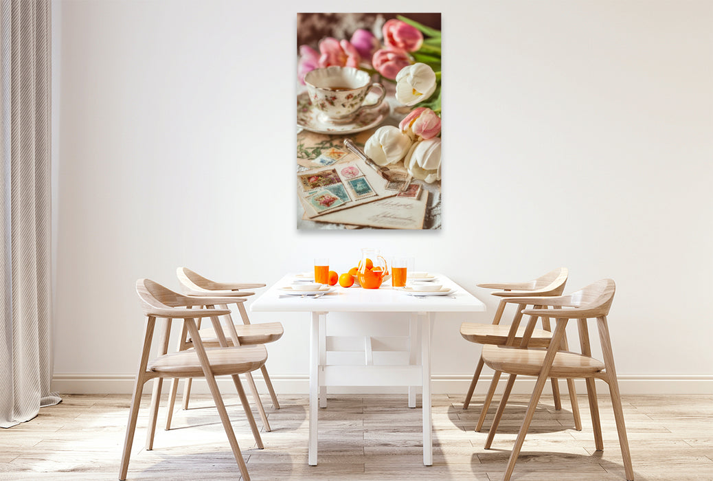 Premium Textil-Leinwand Ein Motiv aus dem Kalender Der Duft alter Zeiten