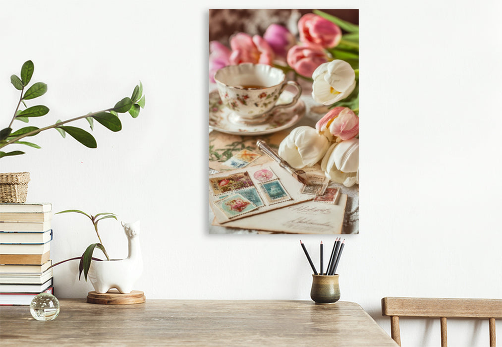 Premium Textil-Leinwand Ein Motiv aus dem Kalender Der Duft alter Zeiten