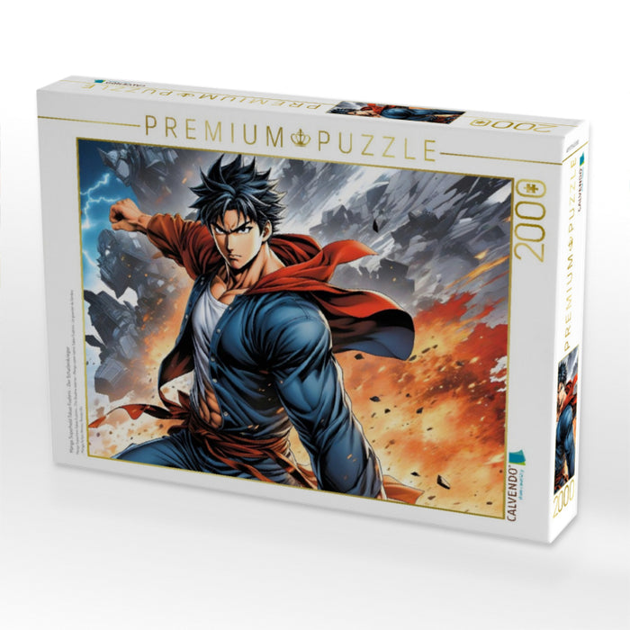 Manga Superheld Takao Fushimi - Der Schattenkrieger - CALVENDO Foto-Puzzle'