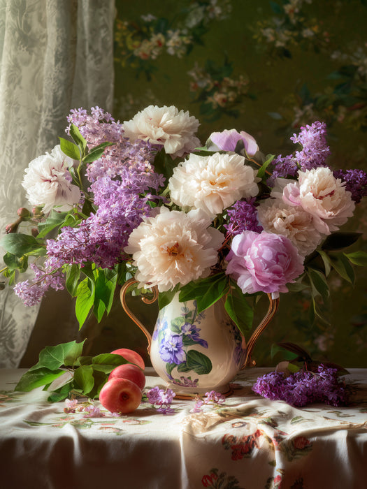 Biedermeierblumen zeigen sich still, warm und voller Seele - CALVENDO Foto-Puzzle'