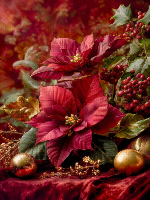 Barocke Weihnacht – strahlend wie ein goldener Atemzug - CALVENDO Foto-Puzzle'