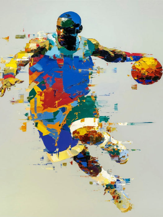 Basketball, zwischen Impuls und Impression - CALVENDO Foto-Puzzle'