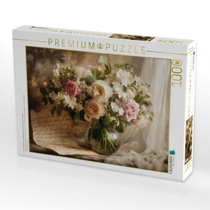 Sommerblüten und Silberglanz, ist ein Hauch von Ewigkeit - CALVENDO Foto-Puzzle'