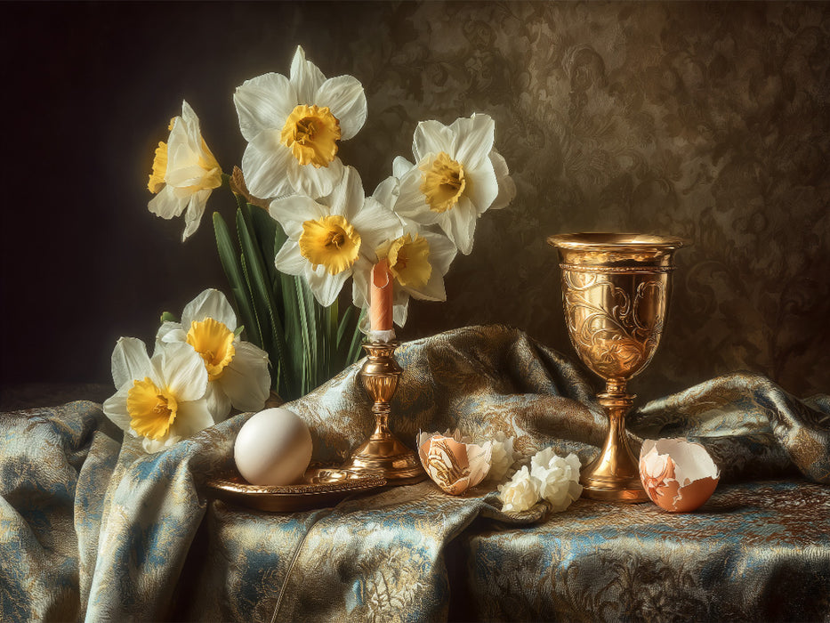 Üppig wie der Glaube, leuchtend wie das Erwachen und das Fest beginnt im Licht - CALVENDO Foto-Puzzle'