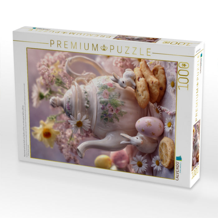 Manchmal reicht ein Duft von Vanille und Tee, um eine ganze Welt zu öffnen - CALVENDO Foto-Puzzle'