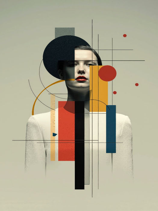 Ein Blick durch die Geometrie – wo Persönlichkeit auf Präzision trifft - CALVENDO Foto-Puzzle'