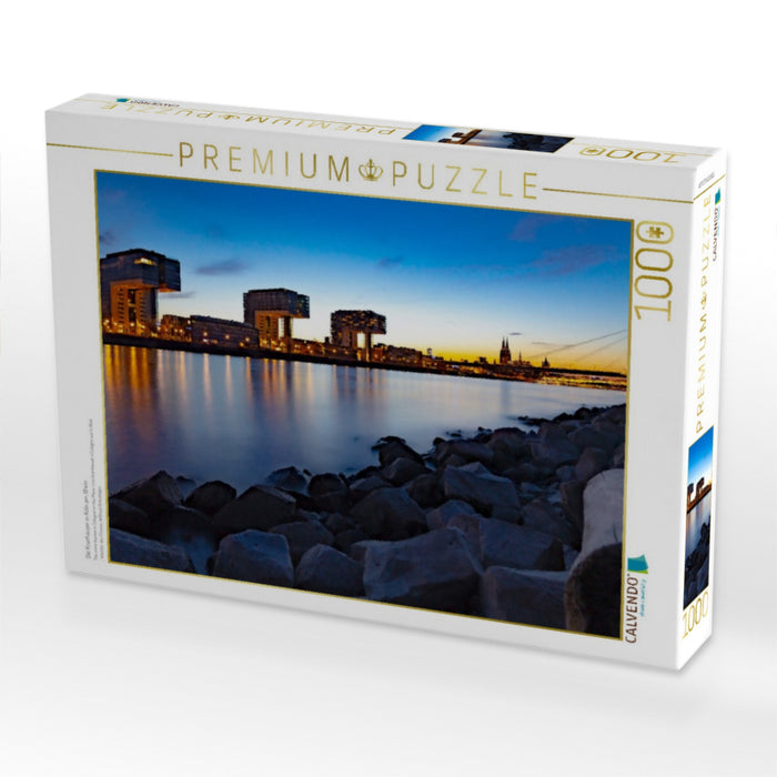 Die Kranhäuser in Köln am Rhein - CALVENDO Foto-Puzzle'
