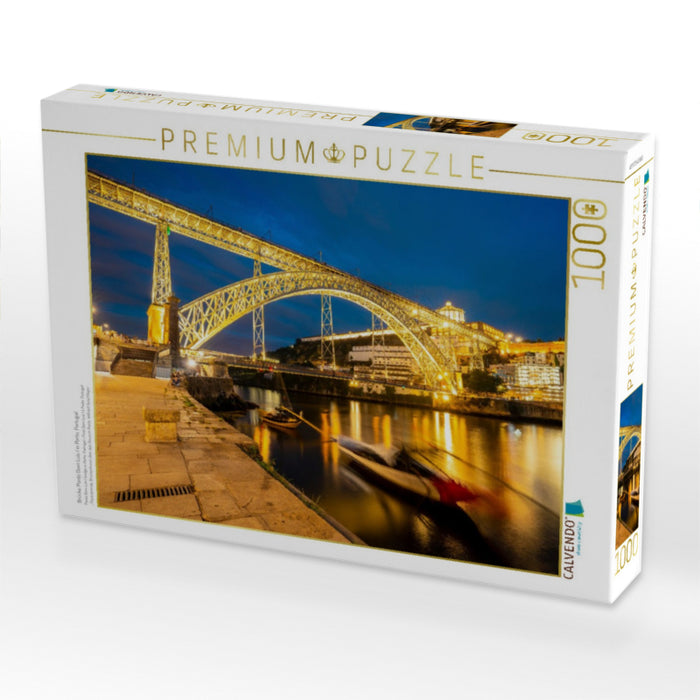 Brücke Ponte Dom Luís I in Porto, Portugal - CALVENDO Foto-Puzzle'