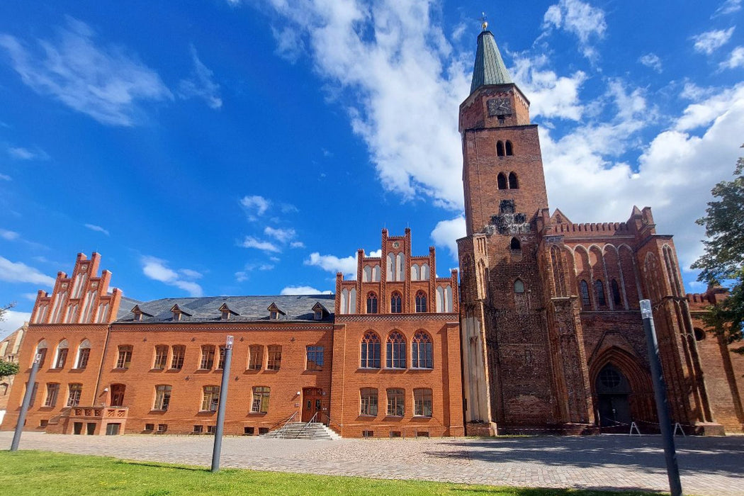 Premium Textil-Leinwand Brandenburg an der Havel, Dom St. Peter und Paul