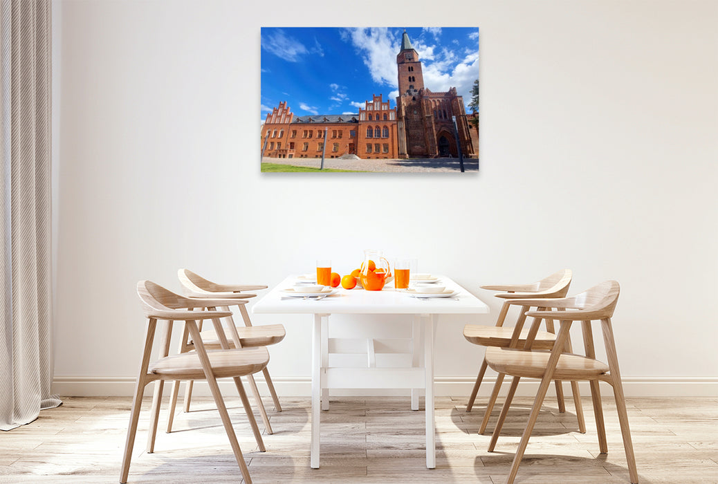 Premium Textil-Leinwand Brandenburg an der Havel, Dom St. Peter und Paul