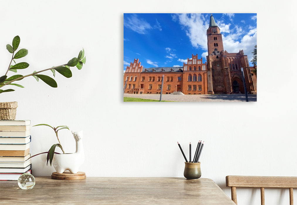 Premium Textil-Leinwand Brandenburg an der Havel, Dom St. Peter und Paul