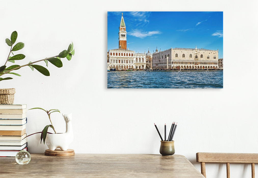 Premium Textil-Leinwand Venedig