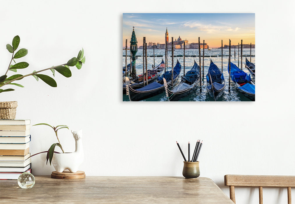 Premium Textil-Leinwand Venedig