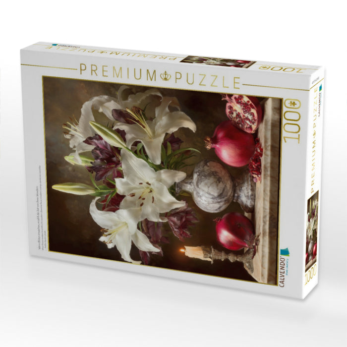 Wenn Blüten erwachen, erzählt die Zeit von ihren Wundern - CALVENDO Foto-Puzzle'