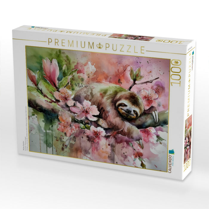 Müdes Faultier - CALVENDO Foto-Puzzle'