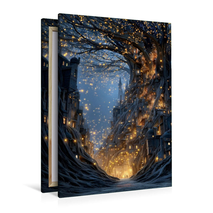 Premium Textil-Leinwand Ein Motiv aus dem Kalender "Worlds Unwritten"