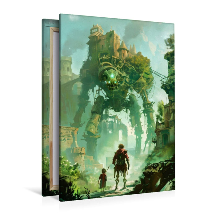 Premium Textil-Leinwand Ein Motiv aus dem Kalender "Worlds Unwritten"