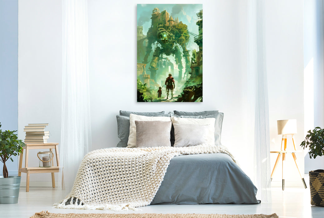 Premium Textil-Leinwand Ein Motiv aus dem Kalender "Worlds Unwritten"