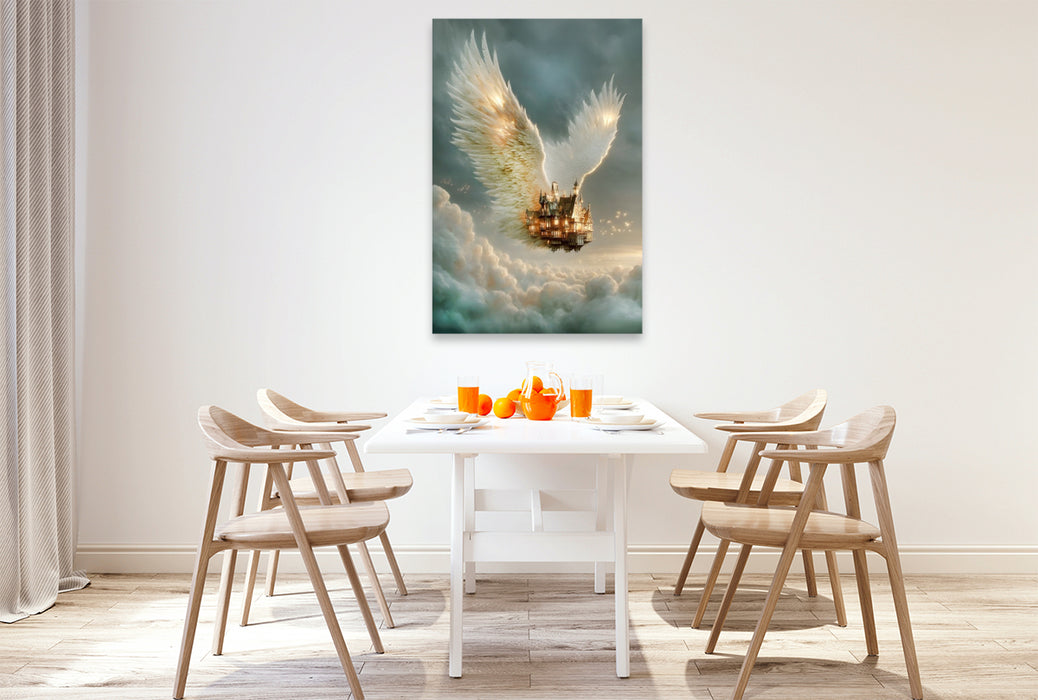 Premium Textil-Leinwand Ein Motiv aus dem Kalender "Worlds Unwritten"