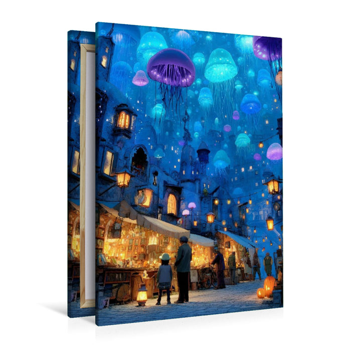 Premium Textil-Leinwand Ein Motiv aus dem Kalender "Worlds Unwritten"