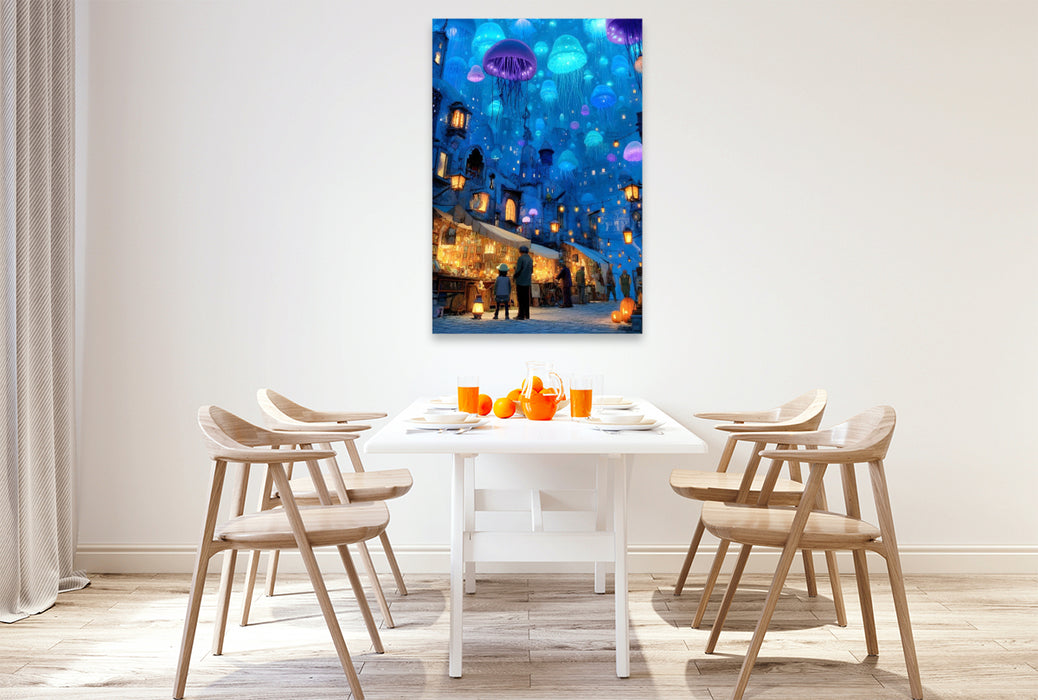 Premium Textil-Leinwand Ein Motiv aus dem Kalender "Worlds Unwritten"