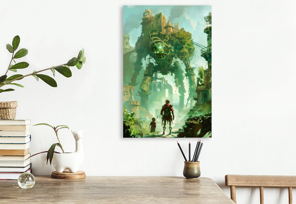 Premium Textil-Leinwand Ein Motiv aus dem Kalender "Worlds Unwritten"