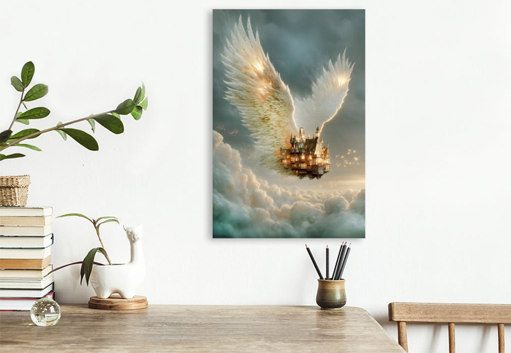 Premium Textil-Leinwand Ein Motiv aus dem Kalender "Worlds Unwritten"