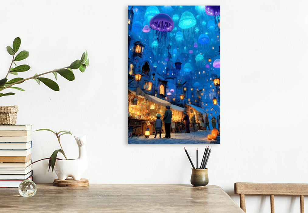 Premium Textil-Leinwand Ein Motiv aus dem Kalender "Worlds Unwritten"