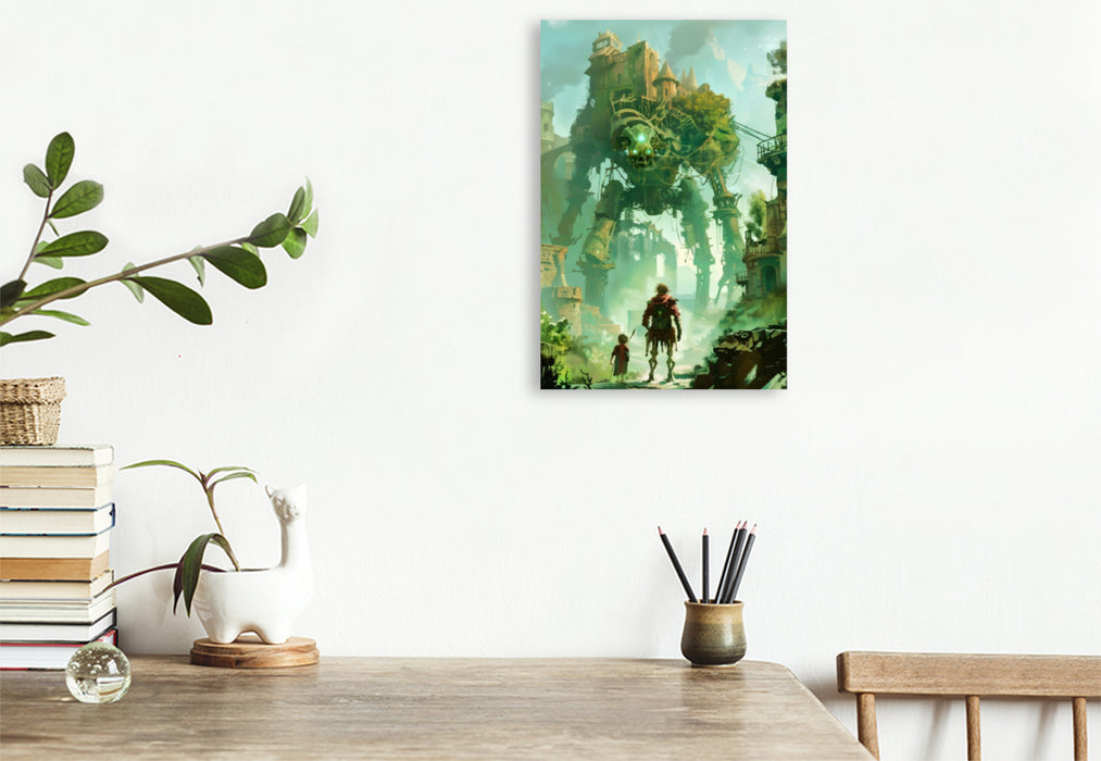 Premium Textil-Leinwand Ein Motiv aus dem Kalender "Worlds Unwritten"