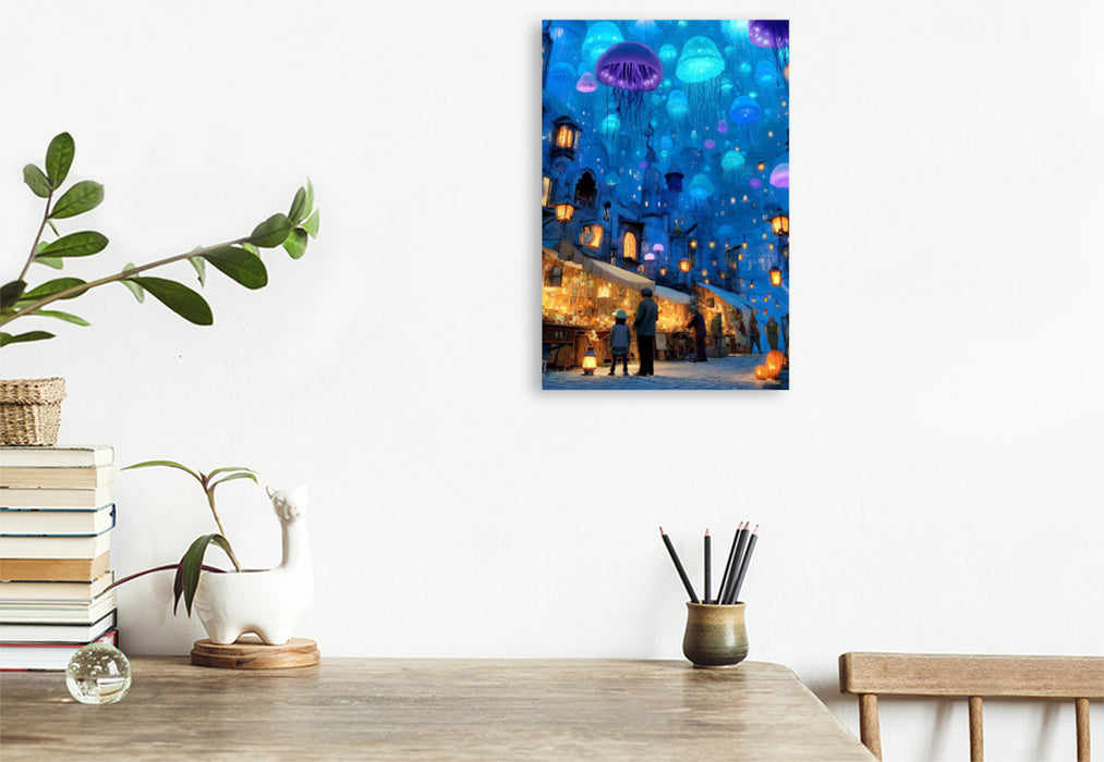 Premium Textil-Leinwand Ein Motiv aus dem Kalender "Worlds Unwritten"