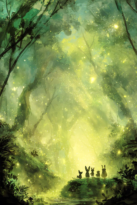 Premium Textil-Leinwand Ein Motiv aus dem Kalender "Worlds Unwritten"