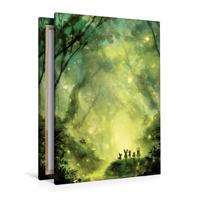 Premium Textil-Leinwand Ein Motiv aus dem Kalender "Worlds Unwritten"