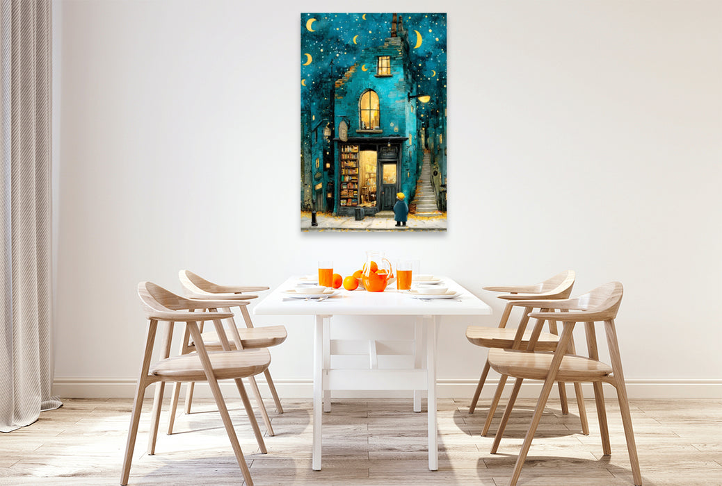 Premium Textil-Leinwand Ein Motiv aus dem Kalender "Worlds Unwritten"