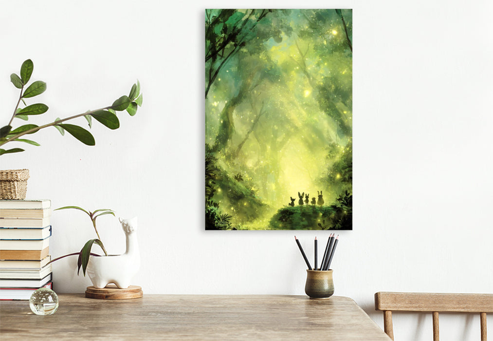 Premium Textil-Leinwand Ein Motiv aus dem Kalender "Worlds Unwritten"