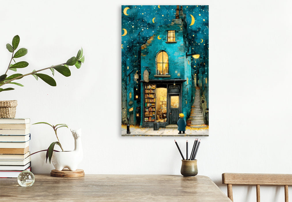 Premium Textil-Leinwand Ein Motiv aus dem Kalender "Worlds Unwritten"