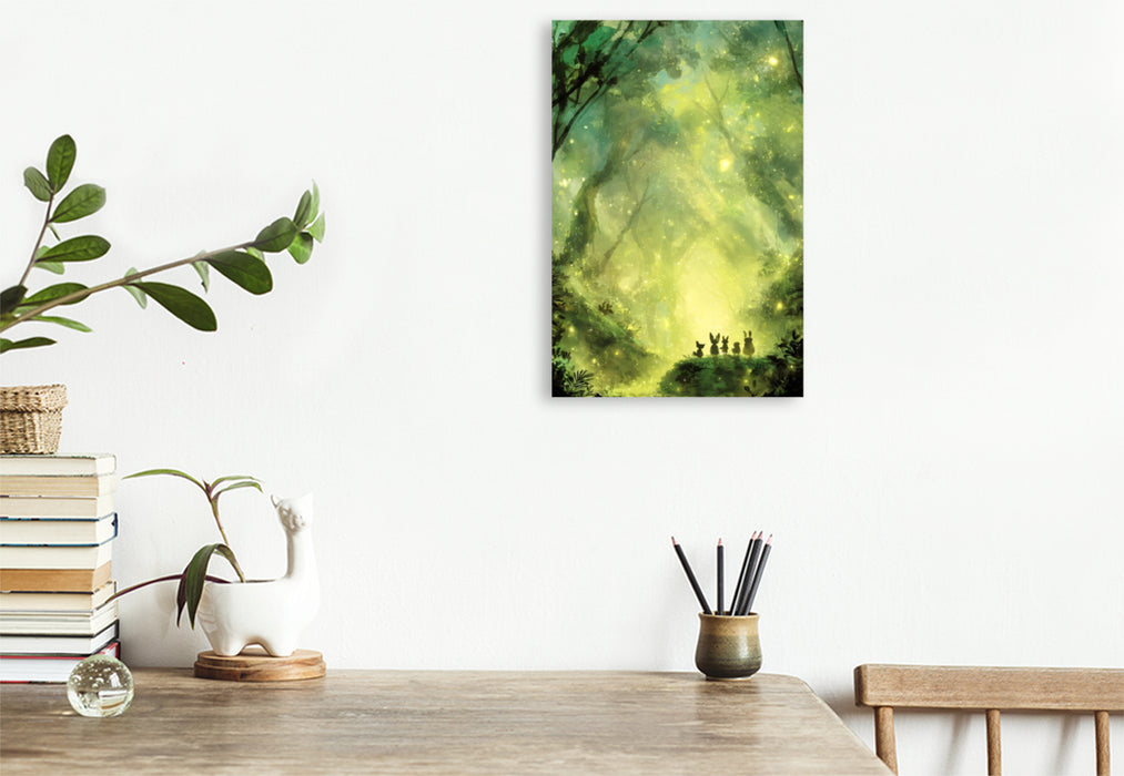 Premium Textil-Leinwand Ein Motiv aus dem Kalender "Worlds Unwritten"