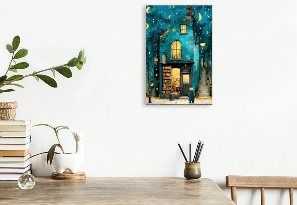 Premium Textil-Leinwand Ein Motiv aus dem Kalender "Worlds Unwritten"