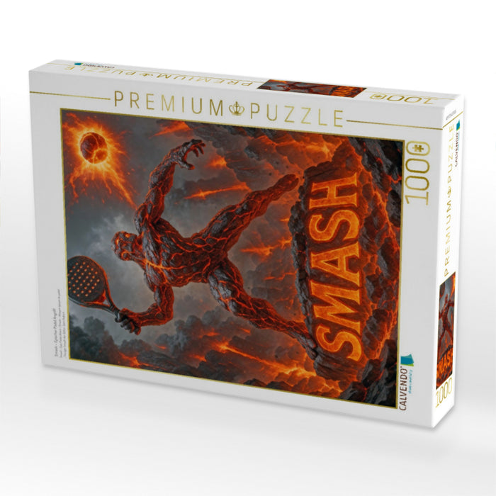 Smash – Epischer Padel Angriff - CALVENDO Foto-Puzzle'