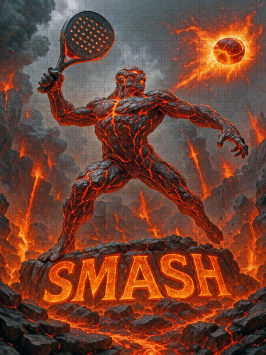Smash – Epischer Padel Angriff - CALVENDO Foto-Puzzle'