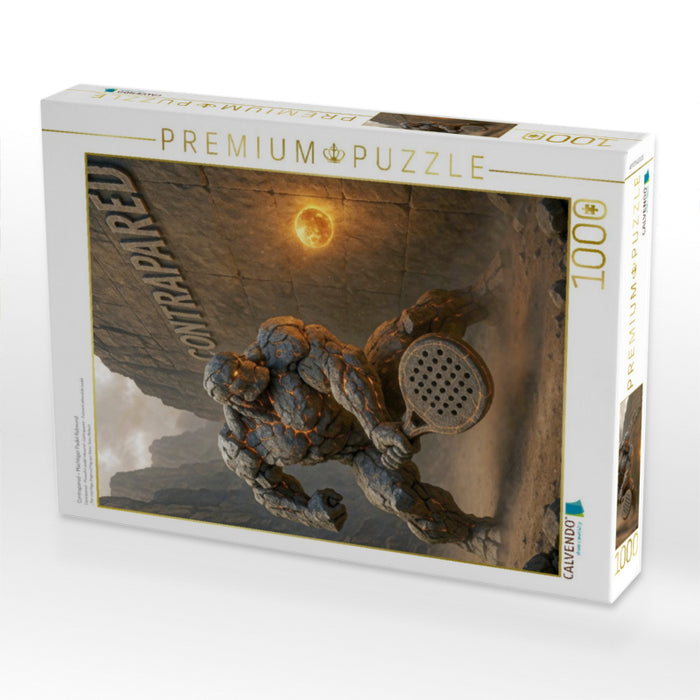 Contrapared – Mächtiger Padel Rebound - CALVENDO Foto-Puzzle'