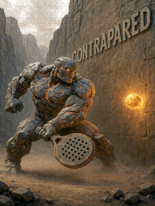 Contrapared – Mächtiger Padel Rebound - CALVENDO Foto-Puzzle'