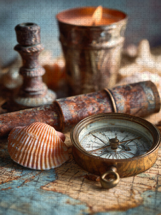 Jede Welle erzählt vom Menschlichen, unendlich und unerbittlich - CALVENDO Foto-Puzzle'